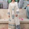 Mahnur MH-814 Cotton Lawn Suit with Chiffon Embroidered Dupatta