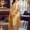 Sara Rohail SR-818 Organza Embroidered Suit with Dupatta and Malai Trouser