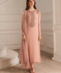 Iznik IZ-829 Cotton Suit with Chiffon Embroidered Dupatta