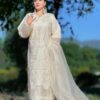 PCS-841 Lawn Cotton Chikankari Suit with Organza Dupatta