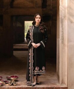Zarqash ZQ-840 Lawn Schiffli Suit with Chiffon Dupatta and Trouser