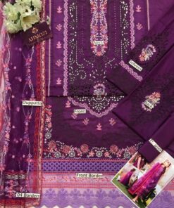 Step into timeless sophistication with the Bin Ilyas BI-838 Heavy Embroidered Chikankari Lawn 3 Piece Suit, designed for women who love luxury embroidery with breathable summer fabric. This outfit is a perfect blend of traditional chikankari craftsmanship and modern designer detailing, making it ideal for Eid, festive gatherings, and semi-formal events.