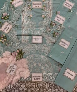 Step into timeless style with the Elaf EF-834 Chikankari Cotton Embroidered 3 Piece Suit, a beautiful outfit from the Chikankari Collection. Designed for women who love traditional embroidery with breathable fabrics, this suit is perfect for summer wear, casual outings, and festive gatherings.