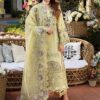 Elaf EF-835 Cotton Chikankari Suit with Organza Dupatta