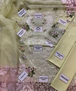 Refresh your wardrobe with the Elaf EF-835 Chikankari Cotton Embroidered 3 Piece Suit, designed for women who love classic chikankari embroidery with soft summer fabrics. This outfit offers a perfect combination of comfort, elegance, and traditional craftsmanship, making it ideal for daily wear, Eid, and casual gatherings.