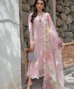 Crimson CM-843 Lawn Chikankari Suit with Khaddi Net Dupatta