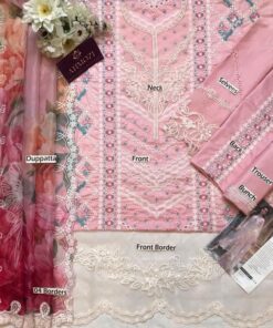 Step into elegance with the Crimson CM-843 Heavy Embroidered Chikankari Lawn 3 Piece Suit, designed for women who love premium lawn outfits with rich embroidery and cutwork detailing. This suit offers a perfect combination of traditional chikankari craftsmanship and modern design, making it ideal for Eid, festive events, and semi-formal occasions.