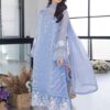 Azure AZ-848 Organza Embroidered Suit with Dupatta and Trouser