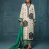 Ethnic NT-993 digital printed unstitched 3 piece suit with matching dupatta