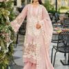 Elaf EF-856 Cotton Chikankari Laser Kari Suit with Khaddi Net Dupatta