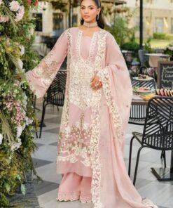 Elaf EF-856 Cotton Chikankari Laser Kari Suit with Khaddi Net Dupatta