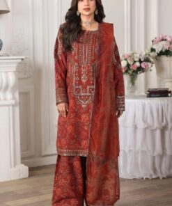 Mohagni MG-84 Lawn Suit with Chiffon Dupatta and Printed Trouser