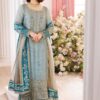 Charizma CH-859 Chiffon Embroidered Suit with Net Dupatta and Malai Trouser