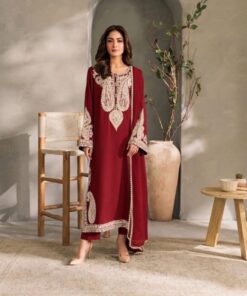 Mirana MR-136 Airjet Lawn Heavy Embroidered Suit with Chiffon Dupatta