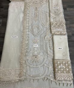 Step into timeless sophistication with the Maria B MB-869 Heavy Embroidered Chiffon 3 Piece Suit, designed for women who love premium chiffon outfits with rich thread work and elegant detailing. This stunning outfit is perfect for weddings, festive occasions, and formal gatherings, offering a graceful and luxurious appearance.