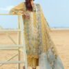 Crimson CM-868 Chikankari Lawn Suit with Jacquard Dupatta and Trouser