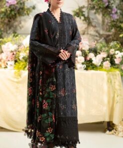 Motif MT-970 Printed Lawn Suit with Silk Digital Dupatta and Dyed Trouser
