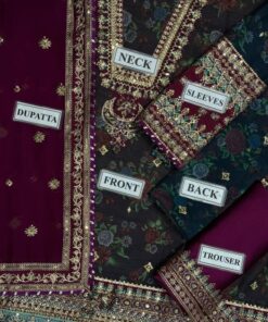 Enhance your festive wardrobe with the luxurious Baroque BR-974 Chiffon 3 Piece Suit, a stunning designer outfit crafted for women who admire elegance, sophistication, and premium eastern fashion. Featuring a graceful combination of digital print and sequence work, this beautiful ensemble reflects modern Pakistani designer trends with a timeless festive appeal.