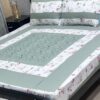 King Size Embroidered Patch Work Patchwork Bedsheet Set 66 for Double Bed