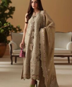 Bin Ilyas BI-980 Heavy Embroidered Chikankari Suit with 3D Flower Work