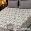 Premium Bedroom Cotton King Size Bedsheet PK-09 for Double Bed