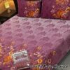 Prestige Pure Cotton King Size Bedsheet PK-19 for Double Bed