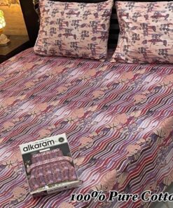 Deluxe Soft Cotton King Size Bedsheet PK-12 for Double Bed