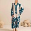 Nishat NT-998 tie n die digital printed shamooz silk suit with silk digital printed dupatta