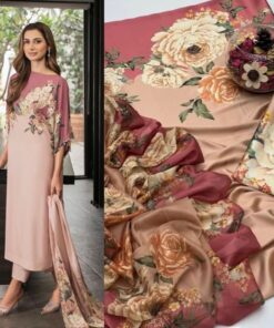The Nishat NT-996 is crafted from high-quality Shamooz Silk, known for its smooth texture, subtle sheen, and elegant drape. The fabric delivers a luxurious feel while remaining lightweight and comfortable.
