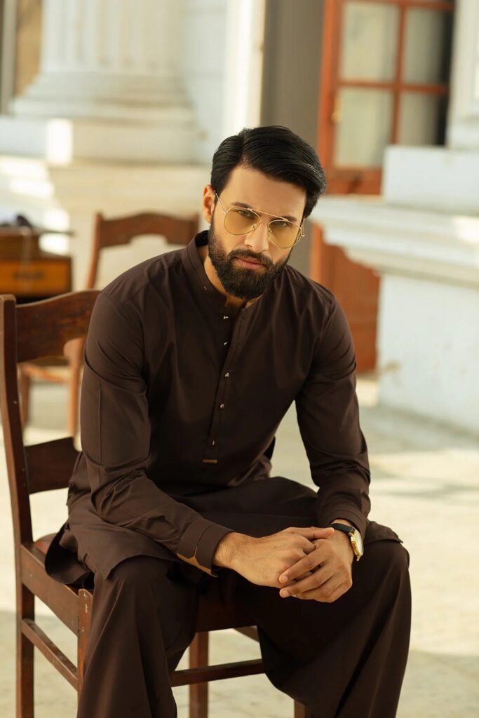 Gul Ahmed Soft Cotton Unstitched Suit for Men Premium Summer Fabric