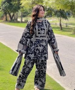 Bin Saeed PR-224 Digital Printed Lawn Suit Premium Unstitched 3 Piece Summer Collection