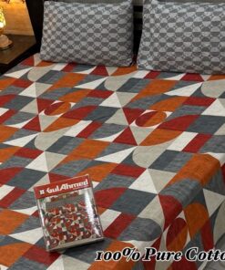 Regal Haven Pure Cotton King Size Bedsheet PK-27 for Double Bed