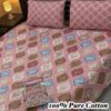 Oasis Luxury Pure Cotton King Size Bedsheet PK-34 for Double Bed
