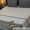 Eternal Bliss Pure Cotton King Size Bedsheet PK-32 for Double Bed