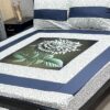 King Size Digital Cotton Bedsheet for Double Bed SKU-28 3D Panel HD Printed Design