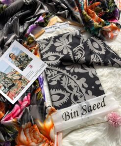 The Bin Saeed PR-222 Unstitched 3-Piece Digital Printed Lawn Suit is a beautiful expression of elegance, comfort, and contemporary fashion. Designed for women who appreciate premium-quality fabrics and stylish seasonal wear, this outfit combines vibrant digital prints with soft lawn fabric to create a sophisticated summer ensemble. Whether you are attending a casual gathering, family event, or simply updating your wardrobe, this stunning three-piece suit offers the perfect blend of fashion and practicality.