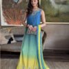 Farida Hassan IA-140 Digital Print Airjet Lawn 3 Piece Suit with Chiffon Dupatta and 4 Side Lace