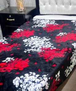 Single Bed AC Blanket Printed Design 22 Soft Breathable Skin Friendly Blanket