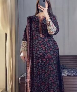 Bin Saeed PR-226 Digital Printed Lawn Suit Premium Unstitched 3 Piece Summer Collection