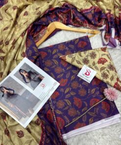 The shirt is made from premium-quality digital printed lawn fabric that is soft, breathable, and lightweight. Its smooth texture provides exceptional comfort while ensuring a graceful drape that enhances your appearance.