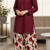 Maria B TP-96 Two Piece Chikankari Embroidered Lawn Suit with Digital Printed Trouser