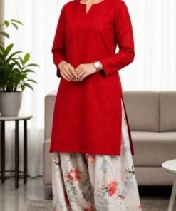Maria B TP-97 Two Piece Chikankari Embroidered Lawn Suit with Digital Printed Trouser