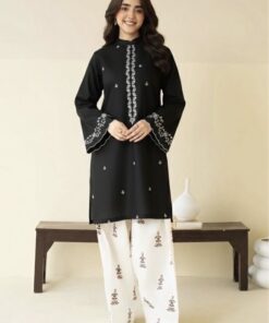 Maria B TP-99 Two Piece Chikankari Embroidered Lawn Suit with Digital Printed Trouser Premium Summer Collection