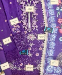 MUSHQ MQ-982 Festive Lawn 3 Piece Suit