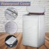 Front view of Waterproof Sunproof Dustproof Washing Machine Cover for Single Tub, Twin Tub, and Front Load Washing Machines