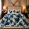 Bubble Printed Blanket BP-10 Luxury AC Blanket Double Bed Cozy Fleece Pakistan