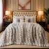 Bubble Printed Blanket BP-13 Luxury AC Blanket Double Bed Cozy Fleece Pakistan