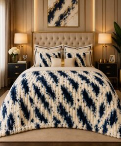 Bubble Printed Blanket BP-05 Luxury AC Blanket Double Bed Cozy Fleece Pakistan