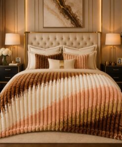 Bubble Printed Blanket BP-14 Luxury AC Blanket Double Bed Cozy Fleece Pakistan
