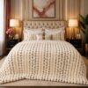 Bubble Printed Blanket BP-07 Luxury AC Blanket Double Bed Cozy Fleece Pakistan